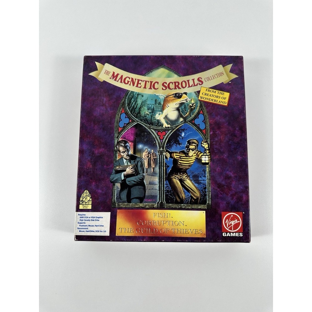 Magnetic Scrolls Collection Fish Corruption Guild of Thieves IBM PC Big Box Game